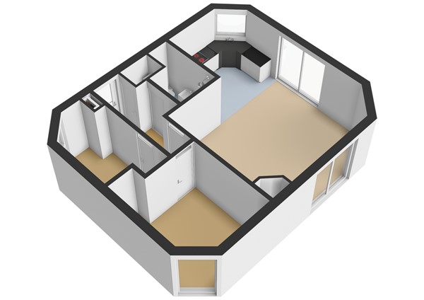 Floorplan - Gentenerf 11-47, 3852 LW Ermelo